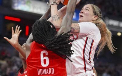 Natasha Howard anota 17 puntos y Fever vence a Mystics 84-65 y asegura un lugar en los playoffs