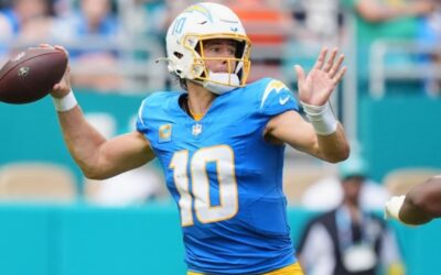 Justin Herbert lidera a los Chargers en el último minuto para vencer 29-27 a los Dolphins