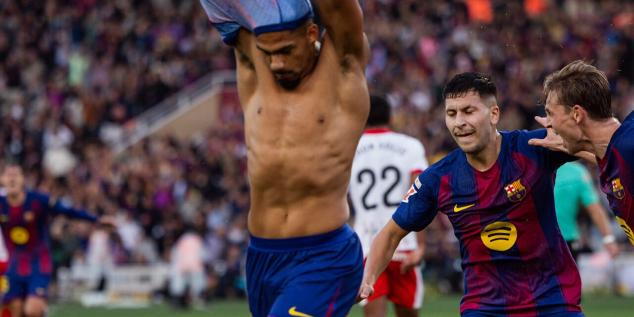 Barcelona vence a Girona en el tiempo añadido, pero expulsan al técnico Hansi Flick