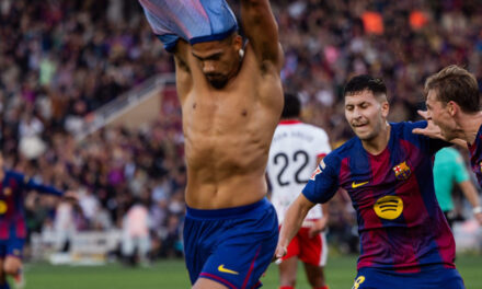 Barcelona vence a Girona en el tiempo añadido, pero expulsan al técnico Hansi Flick