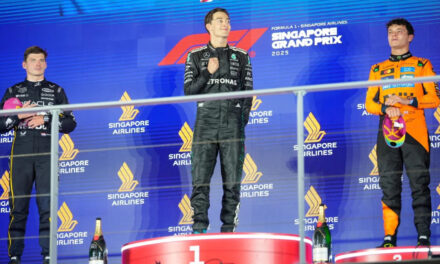 George Russell gana el GP de Singapur de F1 y McLaren asegura el título de constructores