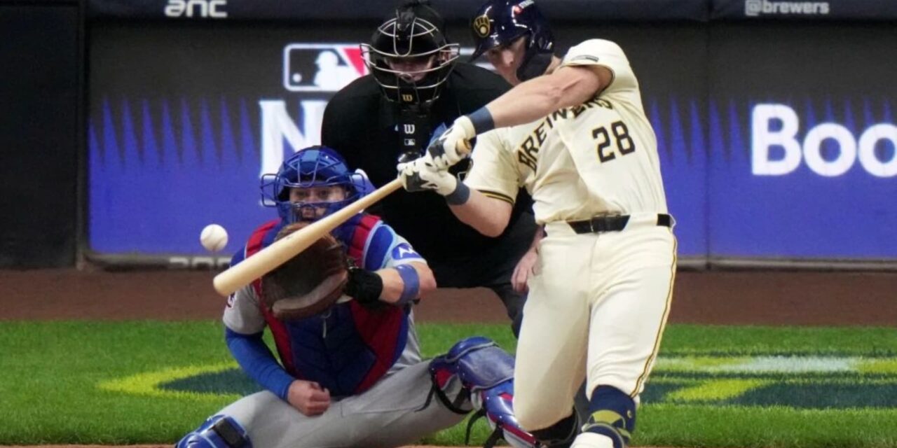 Brewers vencen 3-1 a Cubs y chocarán con Dodgers en Serie de Campeonato de la Liga Nacional