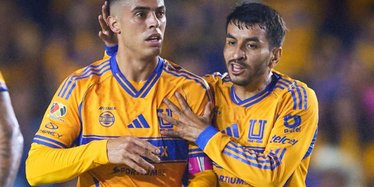 Tigres exhibe a Necaxa con goleada