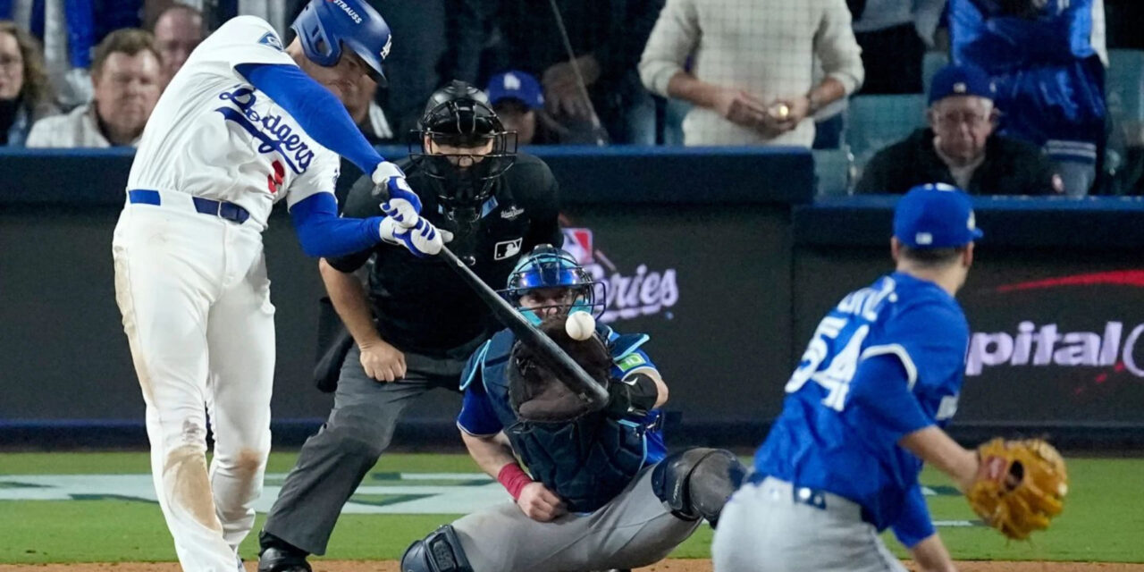 Jonrón de Freeman en la 18va da triunfo 6-5 a Dodgers sobre Azulejos en clásico de la Serie Mundial