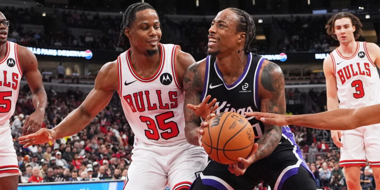 Bulls mejoran su récord a 4-0 con una victoria de 126-113 sobre los Kings.