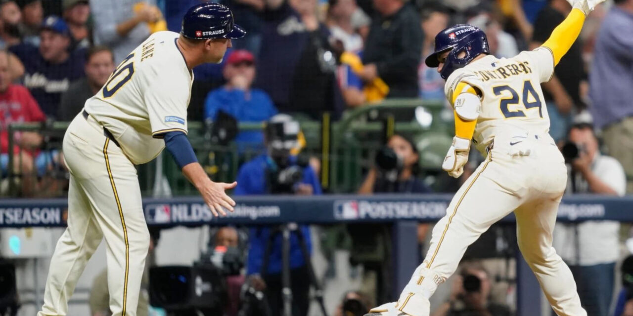 Brewers vencen a los Cubs 7-3 para una ventaja de 2-0 en la NLDS