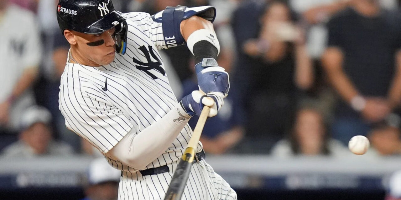 Judge y Yankees siguen vivos: Nueva York derrota 9-6 a Toronto para acercarse en serie divisional