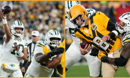 Aaron Rodgers y los Steelers caen en la reunión del QB con Green Bay; Love lidera victoria 35-25