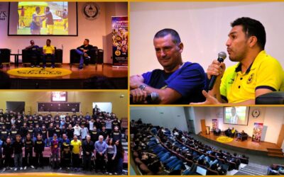 Ofrece Salvador Cabañas charla con estudiantes de preparatoria Cetys