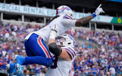 Cook corre 216 yardas y dos TDs y Allen suma tres más en victoria de Bills 40-9 sobre Panthers