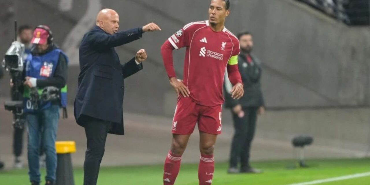 Van Dijk lideró reunión de jugadores en Liverpool tras cuatro derrotas consecutivas