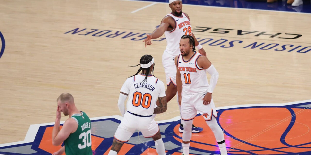 Brunson anota 31 puntos, Knicks dominan el segundo cuarto y vencen 105-95 a los Celtics