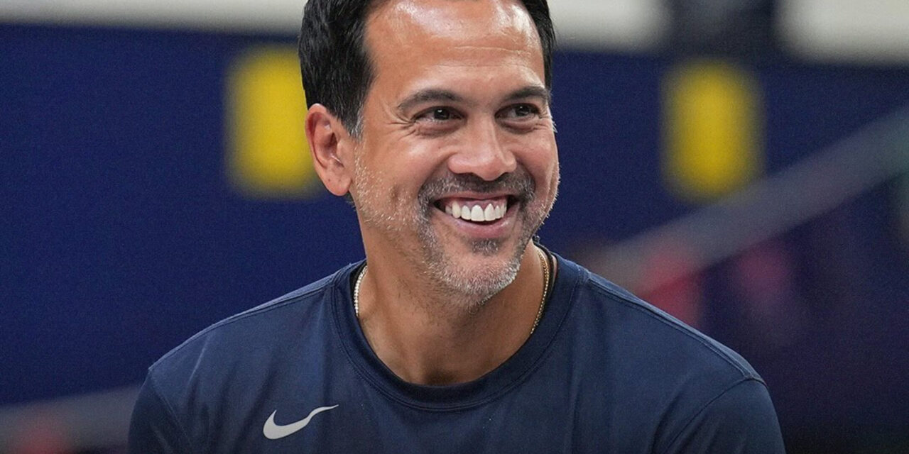 Erik Spoelstra favorito para dirigir a la selección masculina en Los Ángeles 2028