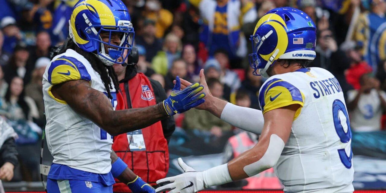 Matthew Stafford lanza cinco pases de TD y los Rams aplastan 35-7 a los Jaguars en Wembley