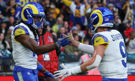 Matthew Stafford lanza cinco pases de TD y los Rams aplastan 35-7 a los Jaguars en Wembley