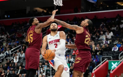 Mitchell anota 35 puntos y los Cavaliers vencen 116-95 a los Pistons para hilvanar tres triunfos