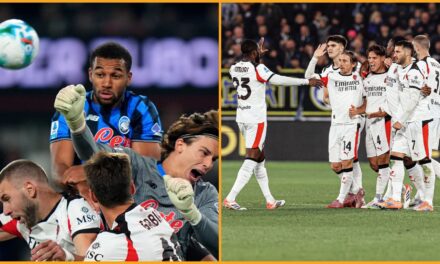 Serie A: Líder Napoli vence 1-0 a Lecce y Camarda llora tras errar penal; Milan empata ante Atalanta