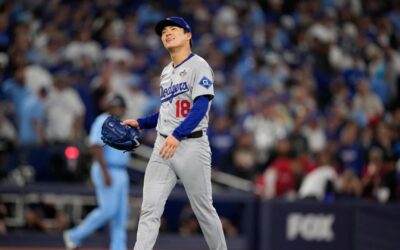 Yamamoto y Dodgers fuerzan a 7mo juego de la Serie Mundial, con victoria de 3-1 sobre Azulejos