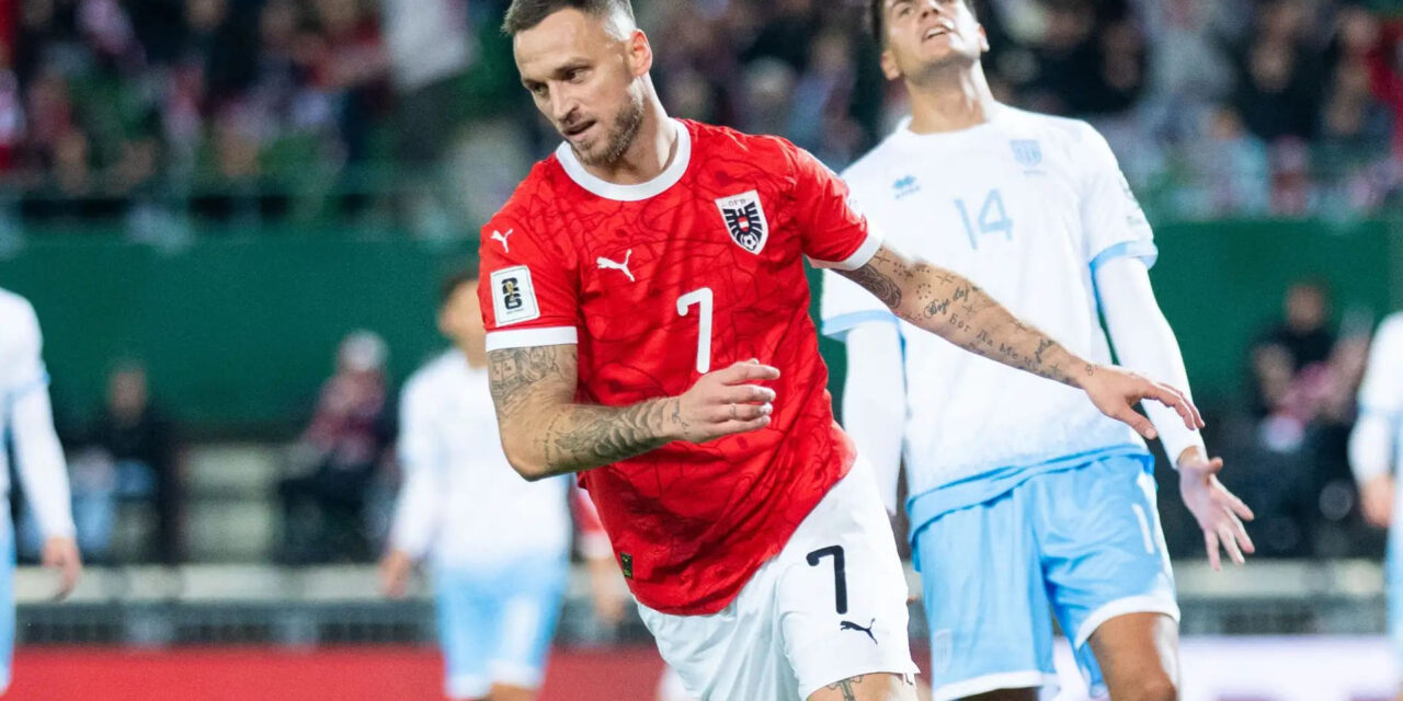 Austria anota 10 goles en eliminatoria al Mundial mientras Inglaterra vence a Gales en amistoso