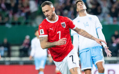 Austria anota 10 goles en eliminatoria al Mundial mientras Inglaterra vence a Gales en amistoso