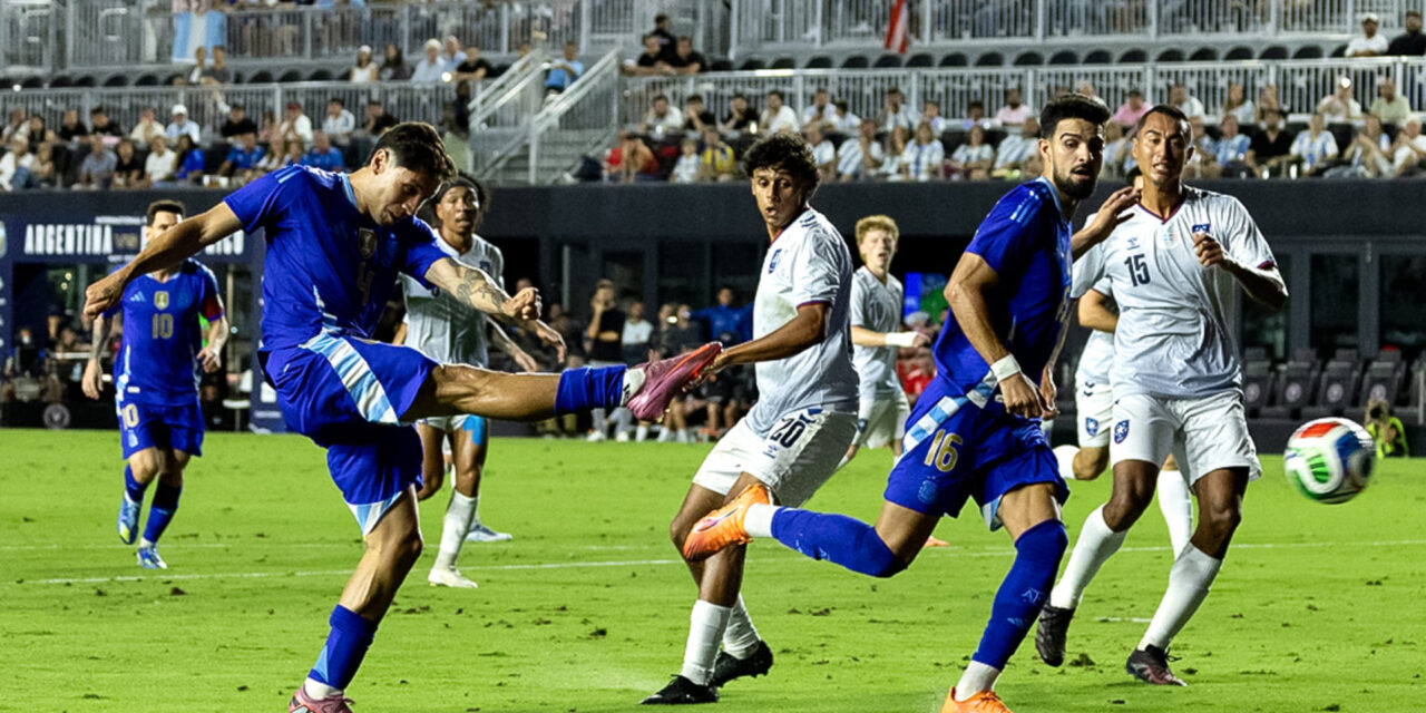 Argentina no tiene piedad de Puerto Rico y le propina goleada