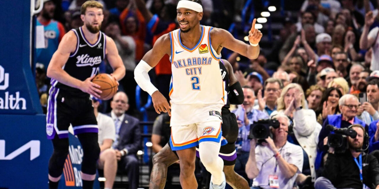 Con 31 puntos de Shai Gilgeous-Alexander, Thunder remonta ante Kings y mejora a 5-0