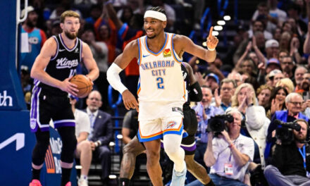 Con 31 puntos de Shai Gilgeous-Alexander, Thunder remonta ante Kings y mejora a 5-0