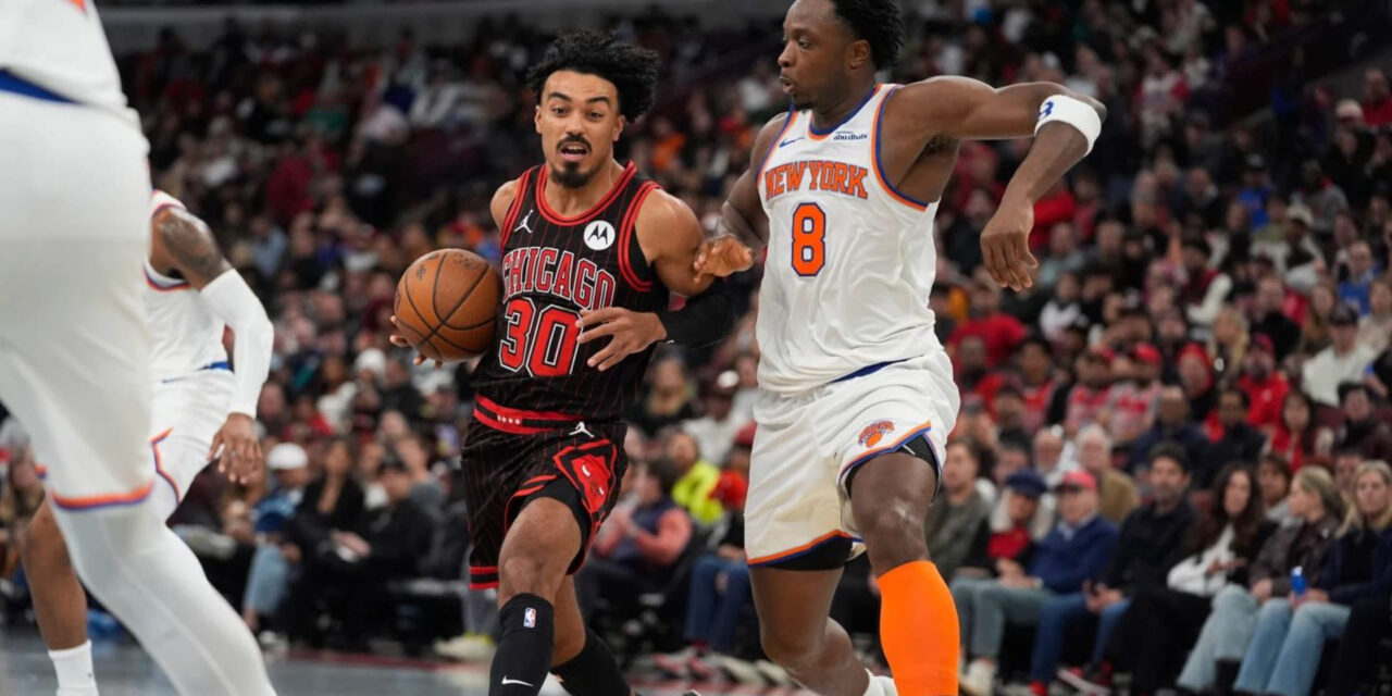 Giddey y Vucevic lideran a los Bulls en la victoria sobre los Knicks por 135-125 y un inicio de 5-0, el mejor en 29 años.