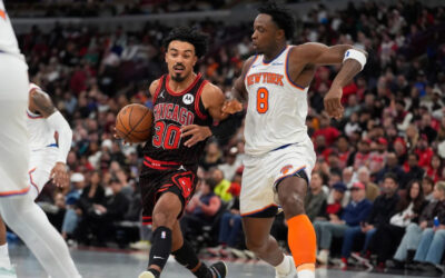 Giddey y Vucevic lideran a los Bulls en la victoria sobre los Knicks por 135-125 y un inicio de 5-0, el mejor en 29 años.