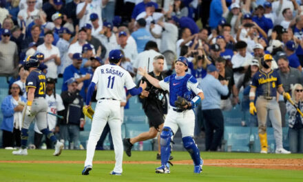 Dodgers vencen 3-1 a Cerveceros y dominan Serie de Campeonato 3-0 para acercarse a la Serie Mundial