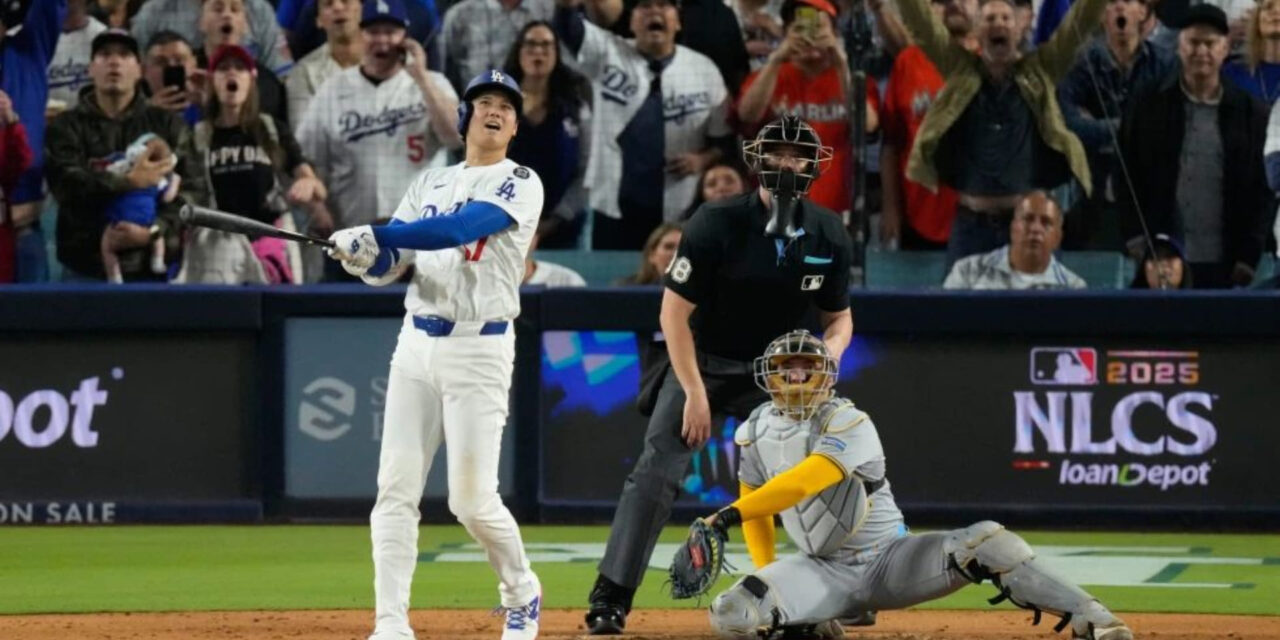 Shohei Ohtani dispara 3 jonrones y domina en la loma para colocar a Dodgers en Serie Mundial