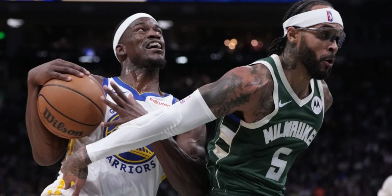 Rollins vuelve a brillar y los Bucks vencen a los Warriors 120-110 sin Antetokounmpo.