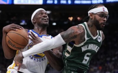 Rollins vuelve a brillar y los Bucks vencen a los Warriors 120-110 sin Antetokounmpo.