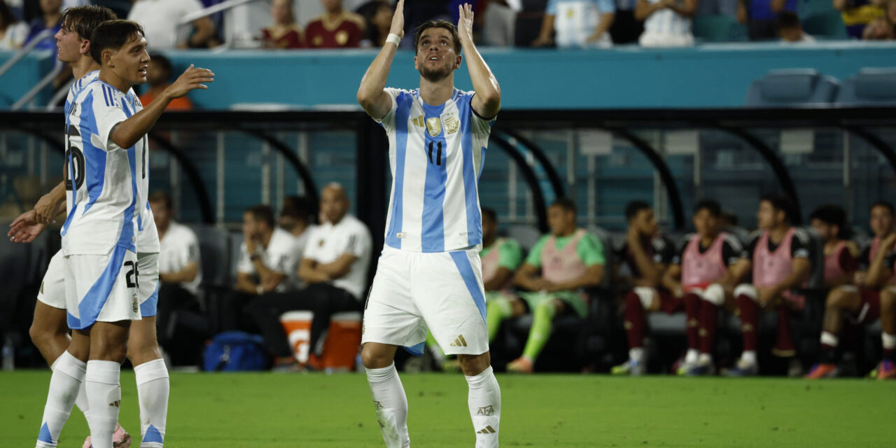 Argentina se impone a Venezuela en amistoso