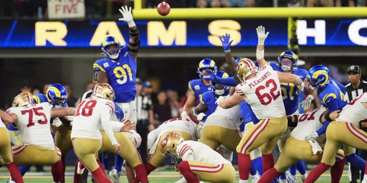 Unos 49ers plagados de lesiones superan a Rams 26-23 en tiempo extra