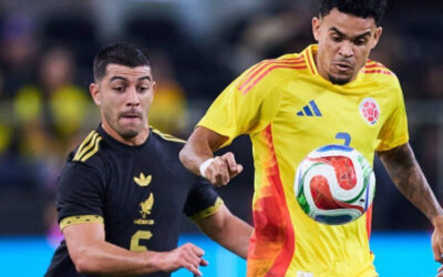 Colombia aplasta 4-0 a México previo al Mundial
