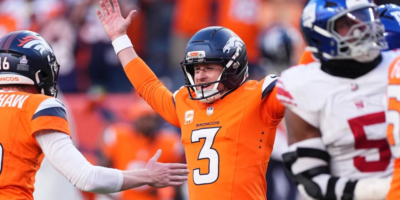 Broncos remontan y derrotan 33-32 a Giants con gol de campo en el último segundo