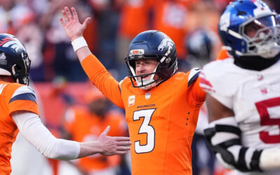 Broncos remontan y derrotan 33-32 a Giants con gol de campo en el último segundo