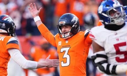 Broncos remontan y derrotan 33-32 a Giants con gol de campo en el último segundo