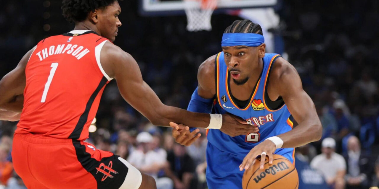 Victoria del Thunder en doble tiempo extra sobre los Rockets de Durant