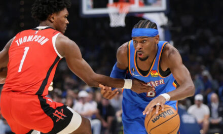 Victoria del Thunder en doble tiempo extra sobre los Rockets de Durant