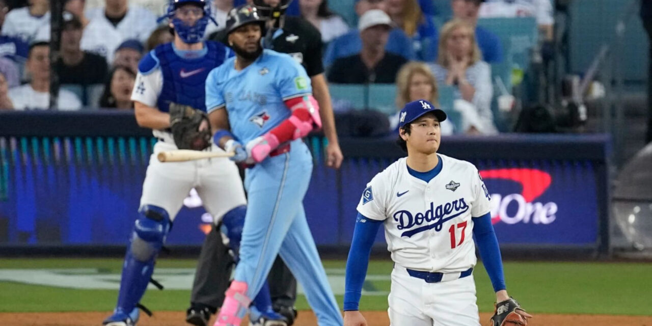 Guerrero dispara jonrón ante Ohtani y Azulejos empatan Serie Mundial con victoria 6-2 sobre Dodgers
