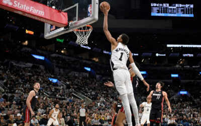 Wembanyama lidera a los Spurs a su primer inicio de temporada con cinco victorias consecutivas en victoria sobre el Heat