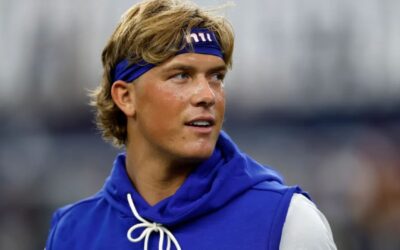 Quarterback de Giants Jaxson Dart sigue en protocolo de conmociones y no jugará en Detroit