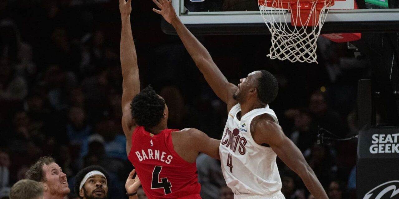 Scottie Barnes anota 28 y acaricia triple doble; Raptors vencen a Cavaliers 126-113
