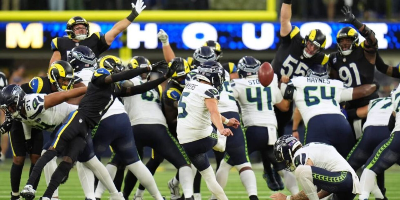 Rams logran cuatro intercepciones y Seahawks fallan gol de campo final en triunfo de LA 21-19
