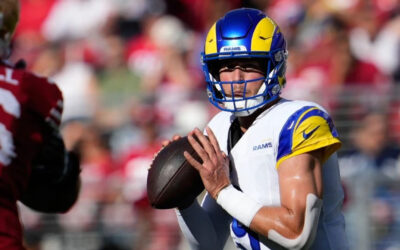 Matthew Stafford lanza cuatro pases de anotación y los Rams vencen 42-26 a los 49ers