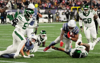 TreVeyon Henderson anota 3 veces y Patriots vencen 27-14 a Jets para hilar 8va victoria
