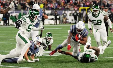 TreVeyon Henderson anota 3 veces y Patriots vencen 27-14 a Jets para hilar 8va victoria