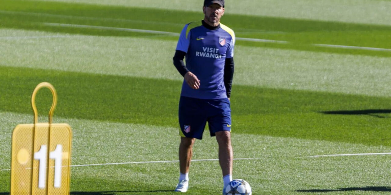 El Atlético se entrena sin Julián Alvarez, Oblak y Musso